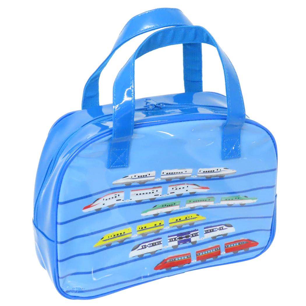 シネマコレクション cinemacollection プラレール プールバッグ ボストンバッグ ブルー 鉄道 マルヨシ ビーチバッグ サマーレジャー用品 キャラクター グッズ (メーカー指定色) メーカー指定色