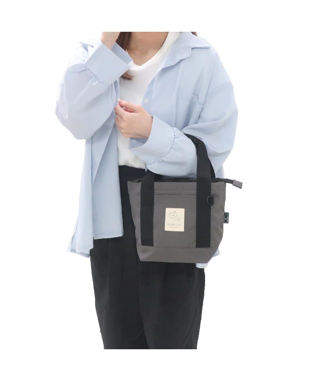 Cinema Collection cinemacollection Rilakkuma Lunch Bag Mini Tote Drawing Dozing San-X Marimo Craft Gift Character Goods