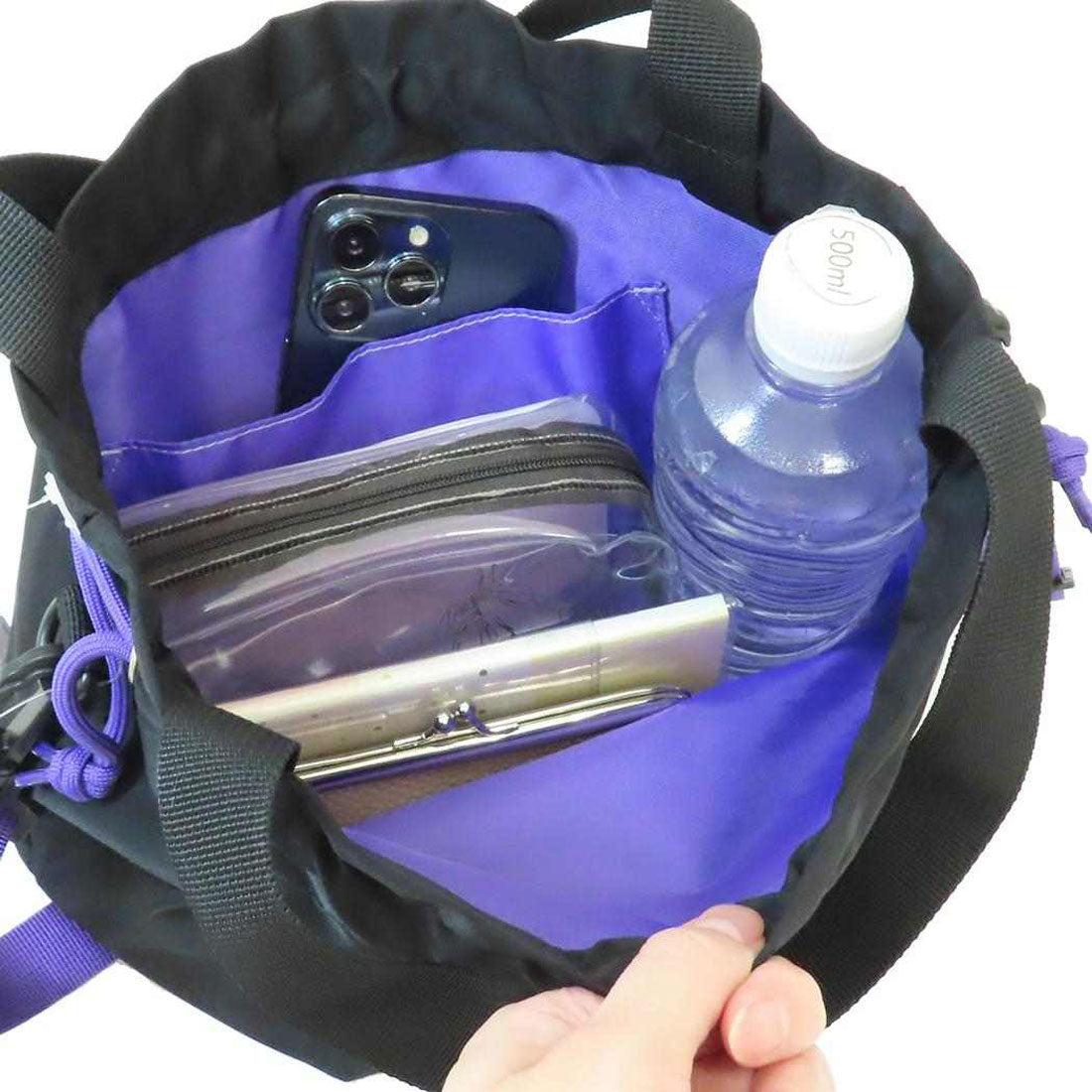 シネマコレクション cinemacollection パワーパフガールズ ショルダーバッグ 巾着ショルダーバッグ ピクセルアート マリモクラフト 斜め掛けかばん キャラクター グッズ ブラック