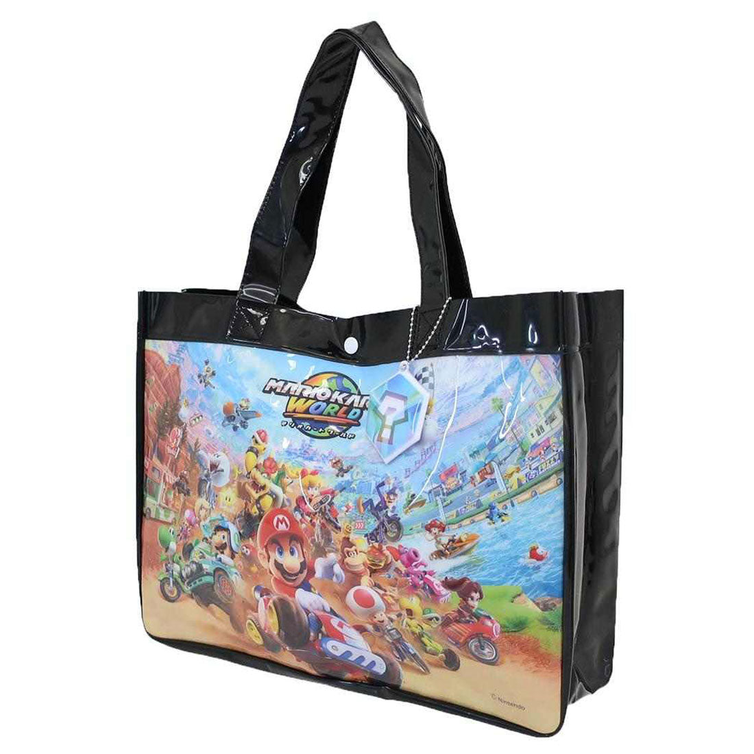 シネマコレクション cinemacollection マリオカートワールド プールバッグ ビーチトートバッグ BLACK 海プール レジャー用品 ビーチバッグ キャラクター グッズ 他