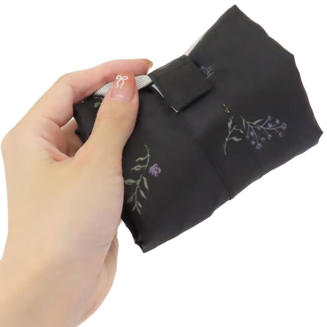 シネマコレクション cinemacollection ショッピングバッグ コンビニエコバッグ ボタニカル BK ミントイン お買い物かばん コンビニ弁当 マチ広 コンパクト グッズ ブラック