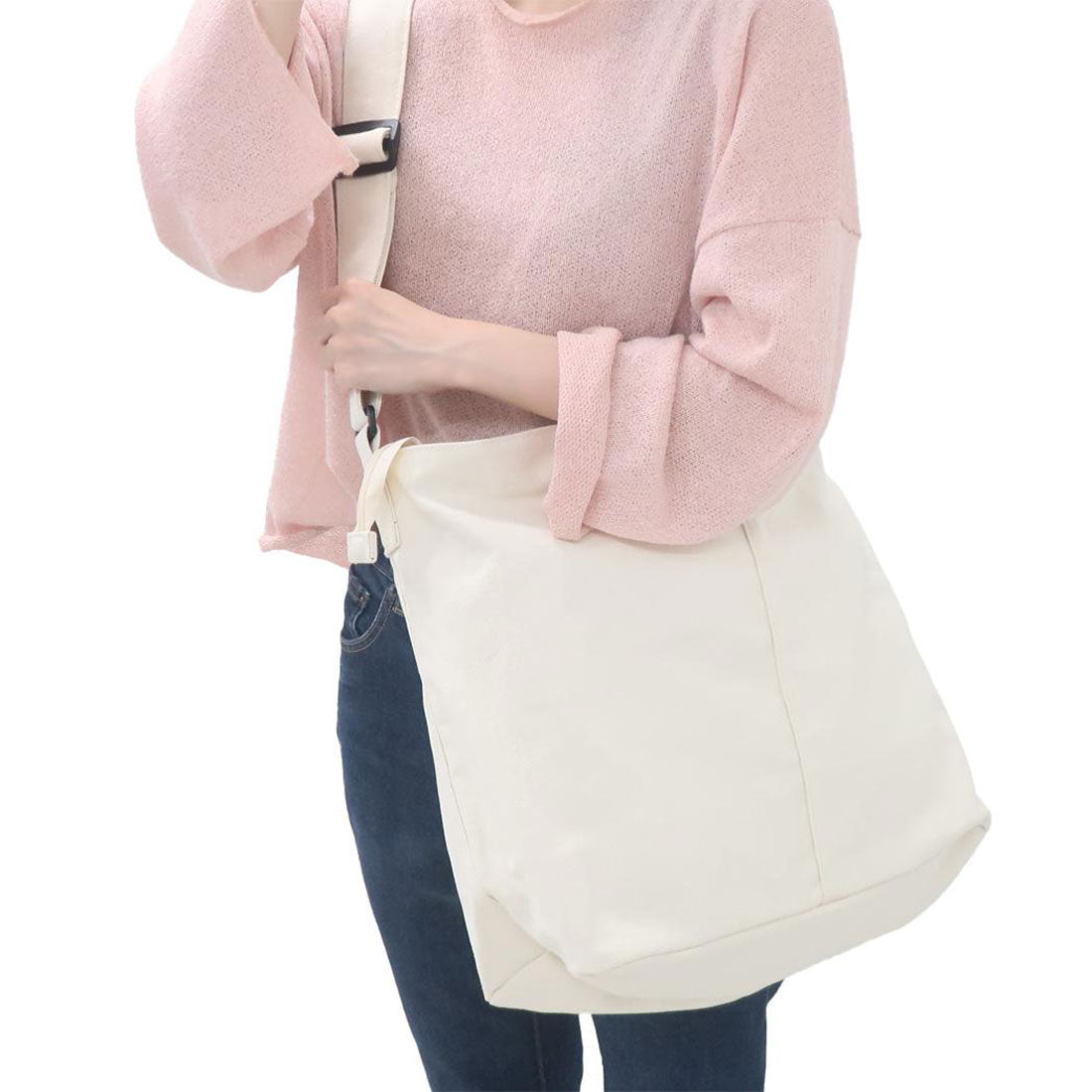 シネマコレクション cinemacollection トム&ジェリー ショルダーバッグ キャンバッグ 後ろ姿 ワーナーブラザース スモールプラネット 斜め掛けかばん キャラクター グッズ ホワイト