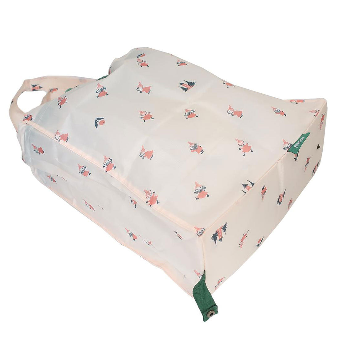 シネマコレクション cinemacollection ムーミン エコバッグ ワイド底板付エコバッグ ルンルン 北欧 カミオジャパン ショッピングバッグ 折りたたみ コンパクト お買い物かばん キャラクター グッズ ホワイト