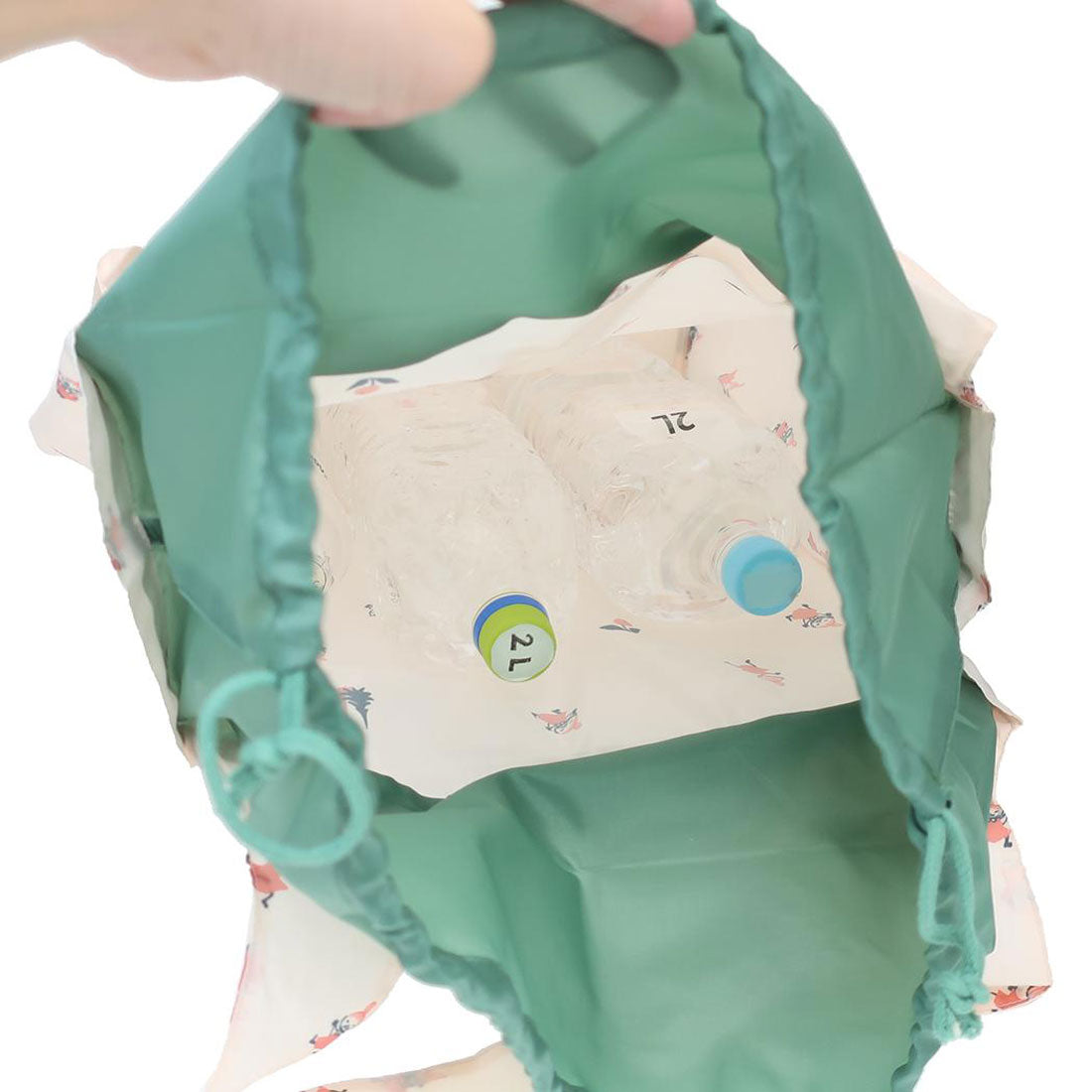 シネマコレクション cinemacollection ムーミン エコバッグ ワイド底板付エコバッグ ルンルン 北欧 カミオジャパン ショッピングバッグ 折りたたみ コンパクト お買い物かばん キャラクター グッズ ホワイト