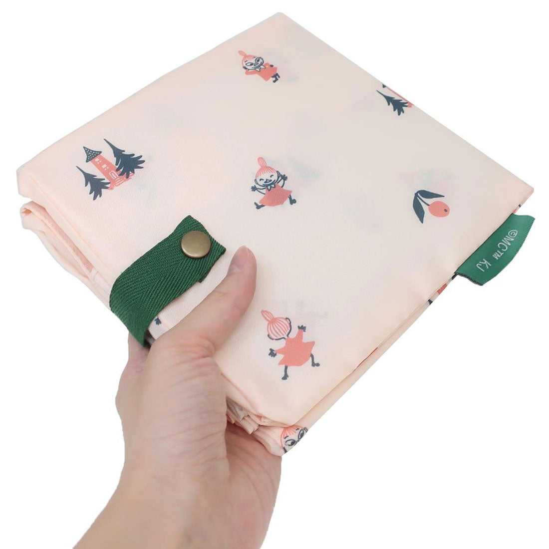 シネマコレクション cinemacollection ムーミン エコバッグ ワイド底板付エコバッグ ルンルン 北欧 カミオジャパン ショッピングバッグ 折りたたみ コンパクト お買い物かばん キャラクター グッズ ホワイト