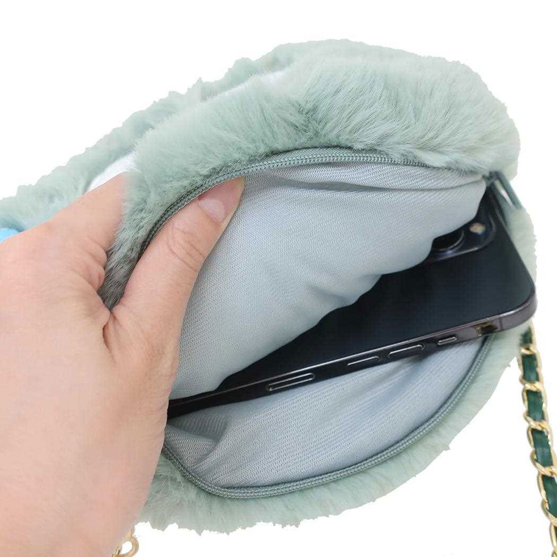 シネマコレクション cinemacollection ハンギョドン ショルダーバッグ HGダイカットファーショルダー112 サンリオ ヤスダ通商 斜め掛けかばん キャラクター グッズ グリーン