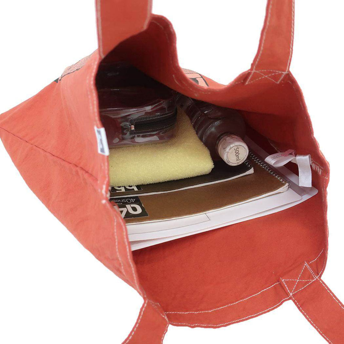 シネマコレクション cinemacollection ムーミン トートバッグ ガーメントダイトート フラットトート OR 北欧 ワタナベ 手提げかばん キャラクター グッズ レッド