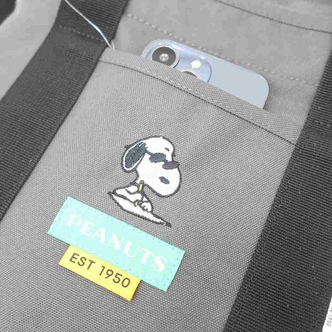 シネマコレクション cinemacollection スヌーピー ショルダーバッグ RE-PET ドラムショルダー GY ジョークール ピーナッツ マリモクラフト ミニショルダー 斜め掛けかばん キャラクター グッズ グレー