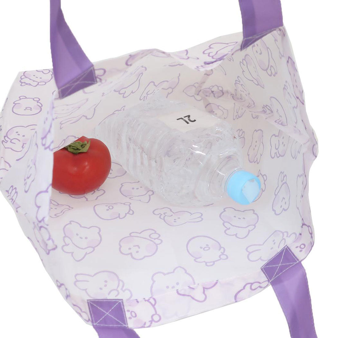 シネマコレクション cinemacollection LINE FRIENDS minini ショッピングバッグ マスコット付きエコバッグ チョニニ サンタン ぬいぐるみショッピングバッグ お買い物かばん キャラクター グッズ 他