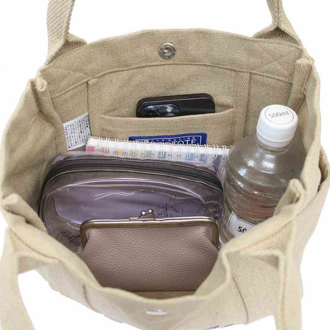 シネマコレクション cinemacollection スヌーピー ランチバッグ IP.デリ.Peanuts-0A DELI コットンミニバッグ Beige ピーナッツ ルートート お弁当かばん 軽量 サブバッグ キャラクター グッズ ベージュ