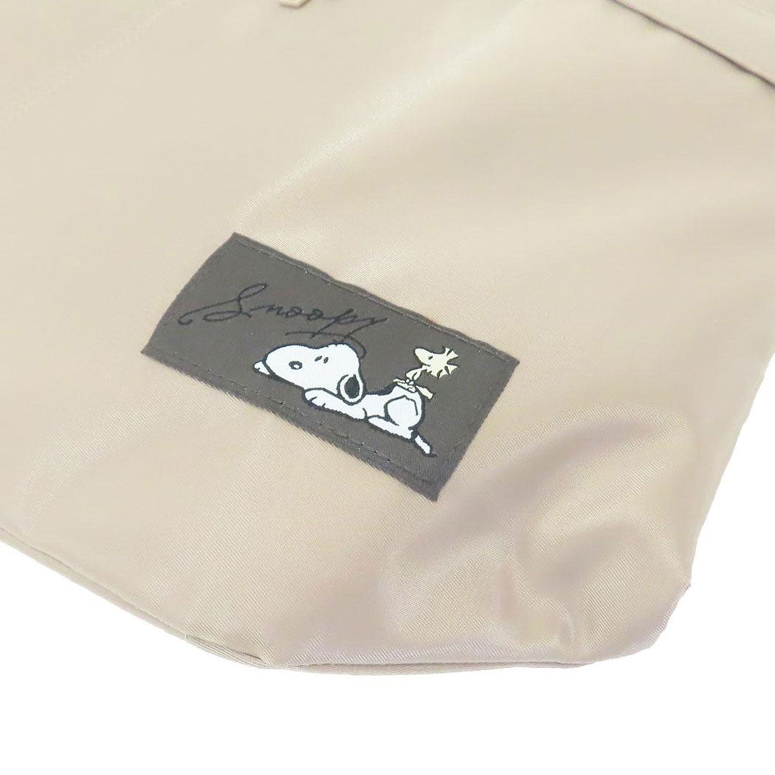 シネマコレクション cinemacollection スヌーピー トートバッグ ラウンドトート のんびりや ピーナッツ カミオジャパン 手提げかばん キャラクター グッズ ベージュ
