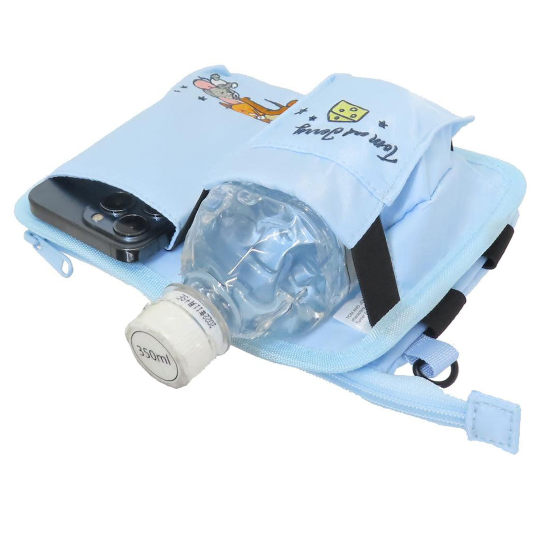 シネマコレクション cinemacollection トムとジェリー ショルダー キャリーケースドリンクホルダー ファンタスティックブルー ワーナーブラザース 丸眞 トラベルグッズ 旅行 キャラクター グッズ ブルー