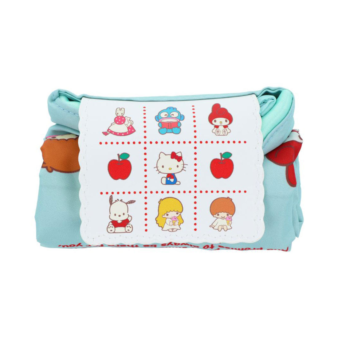 シネマコレクション cinemacollection サンリオキャラクターズ エコバッグ 2ルームコンパクトエコバッグ サンリオ サンスター文具 ショッピングバッグ お買い物かばん キャラクター グッズ ブルー