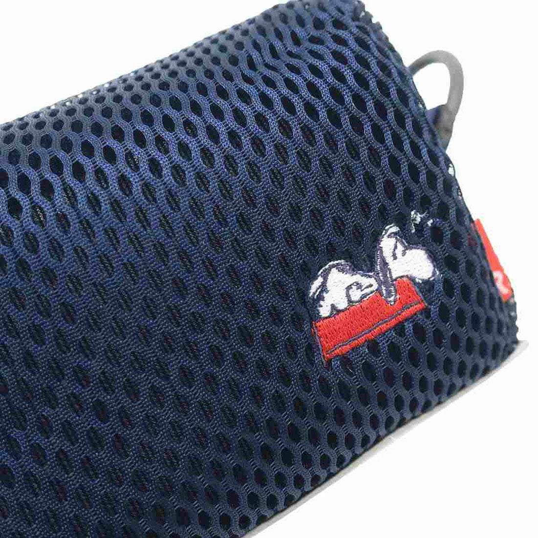 シネマコレクション cinemacollection スヌーピー ショルダーバッグ IP BR wafer ウエッファ Peanuts-0K メッシュ生地ミニスマホショルダー NAVY ピーナッツ ルートート 斜め掛けかばん ミニショルダー 2way ネイビー