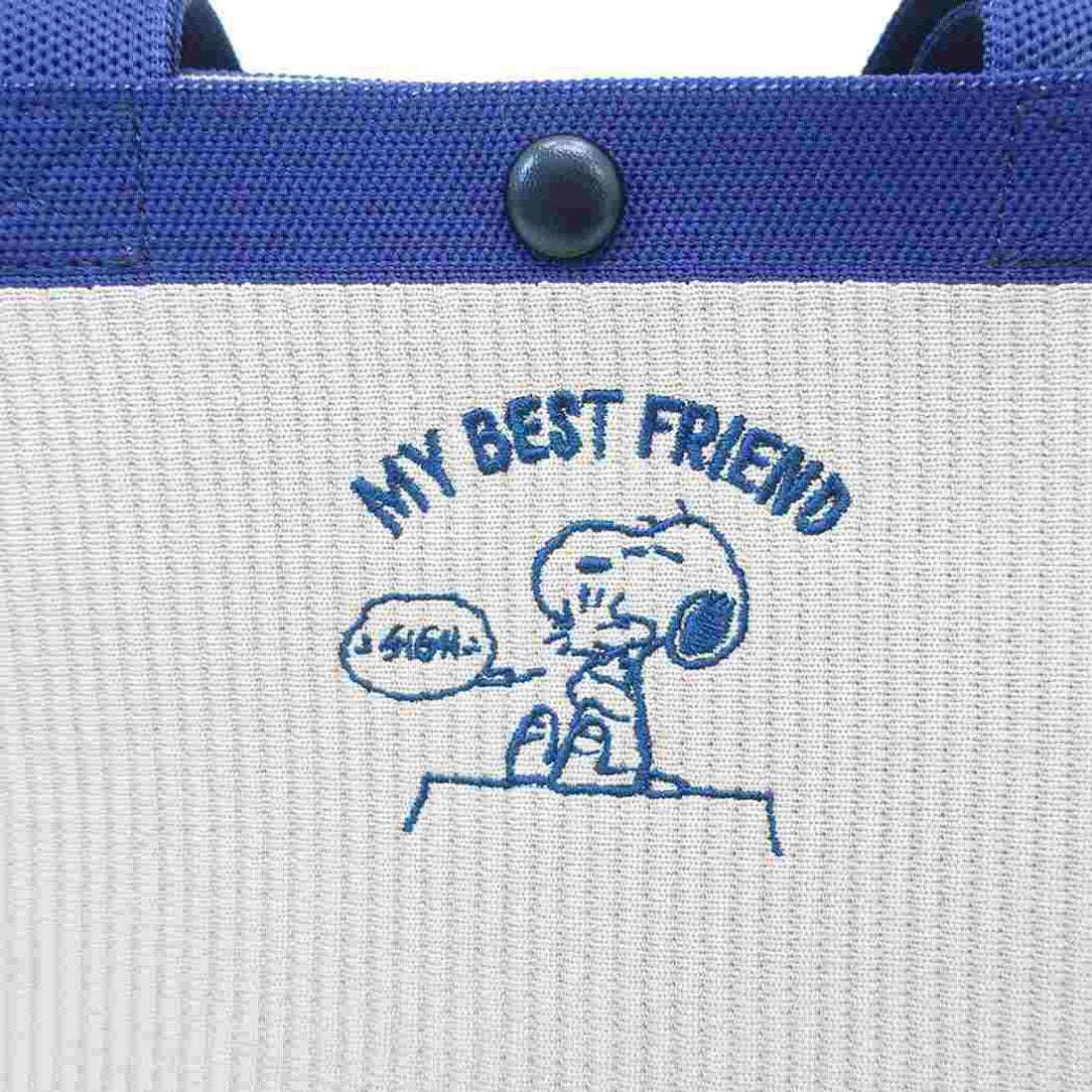 シネマコレクション cinemacollection スヌーピー ハンドバッグ IP デリ ルフル Peanuts-0H ニット調編み生地ミニバッグ NAVY ピーナッツ ルートート 手提げかばん ミニトート キャラクター グッズ ベージュ