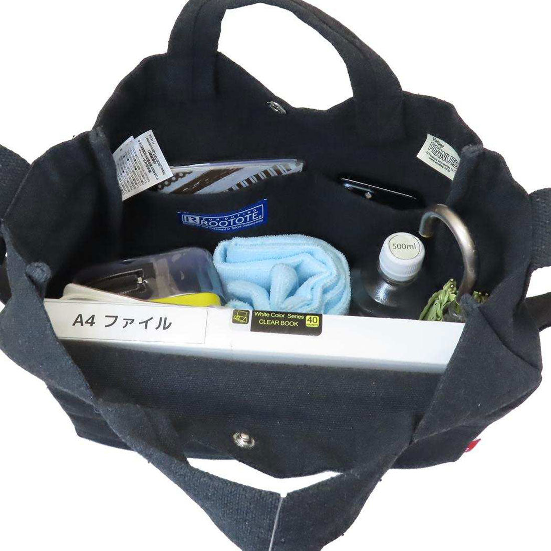 シネマコレクション cinemacollection スヌーピー トートバッグ IP.MED.2way.Peanuts-0J コットンバッグ Gray ピーナッツ ルートート 手提げかばん 斜め掛け 肩掛けカバン キャラクター グッズ 他