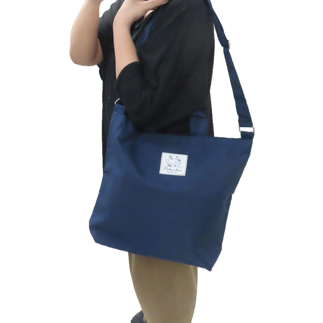 シネマコレクション cinemacollection ポケットモンスター ショルダーバッグ ショルダートート Daily Life ピカチュウ ポケモン カミオジャパン 手提げかばん キャラクター グッズ ネイビー