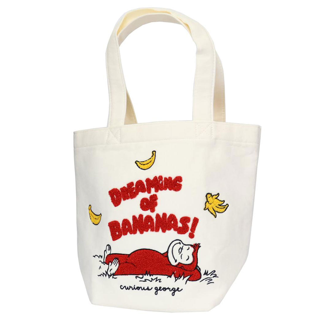 シネマコレクション cinemacollection おさるのジョージ ランチバッグ ミニバッグ スリーピングバナナ 丸眞 ミニトート お弁当かばん 絵本キャラクター グッズ 他