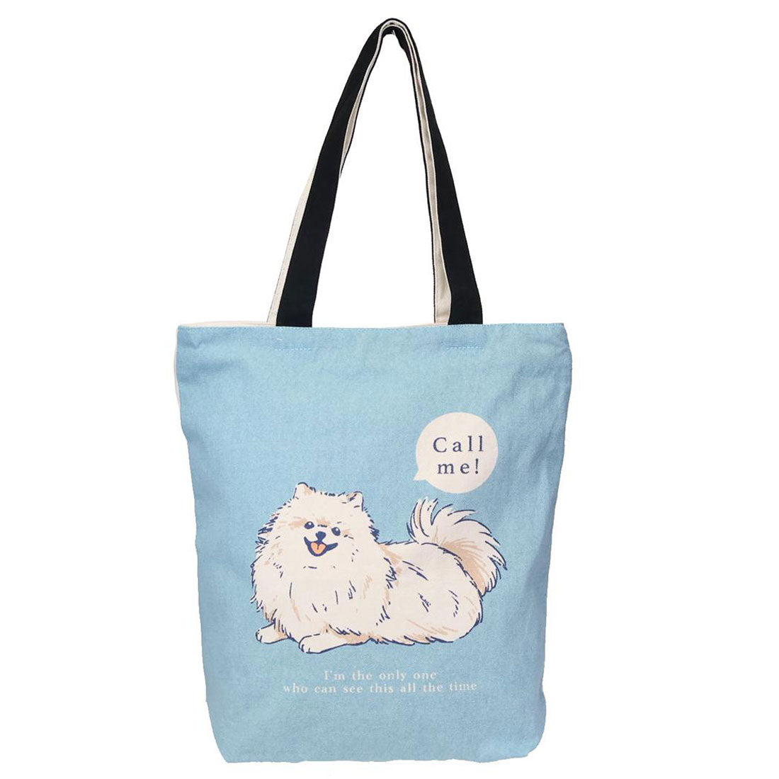 シネマコレクション cinemacollection トートバッグ ファスナー付きキャンバストート クッキーお呼ばれ LBL いぬ ミントイン A4サイズ対応 手提げかばん かわいい グッズ 他