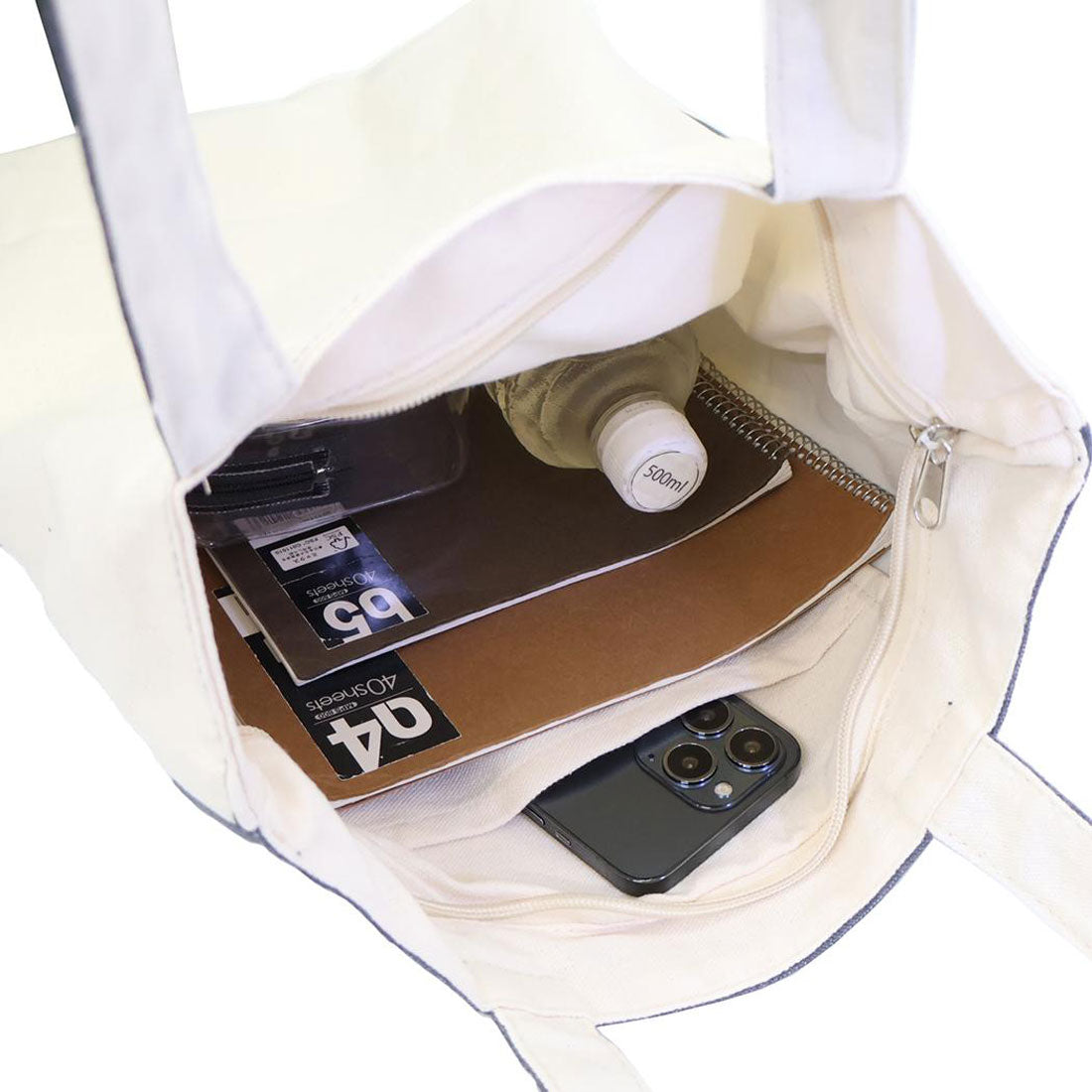 シネマコレクション cinemacollection トートバッグ ファスナー付きキャンバストート クッキーお呼ばれ LBL いぬ ミントイン A4サイズ対応 手提げかばん かわいい グッズ 他