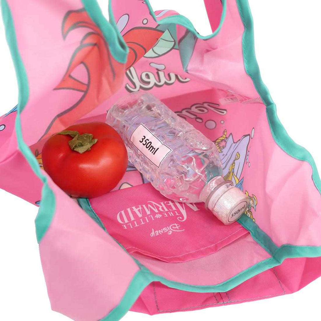 シネマコレクション cinemacollection リトルマーメイド エコバッグ ミニショッピングバッグ アリエル ピンク ディズニープリンセス スモールプラネット お買い物かばん キャラクター グッズ 他