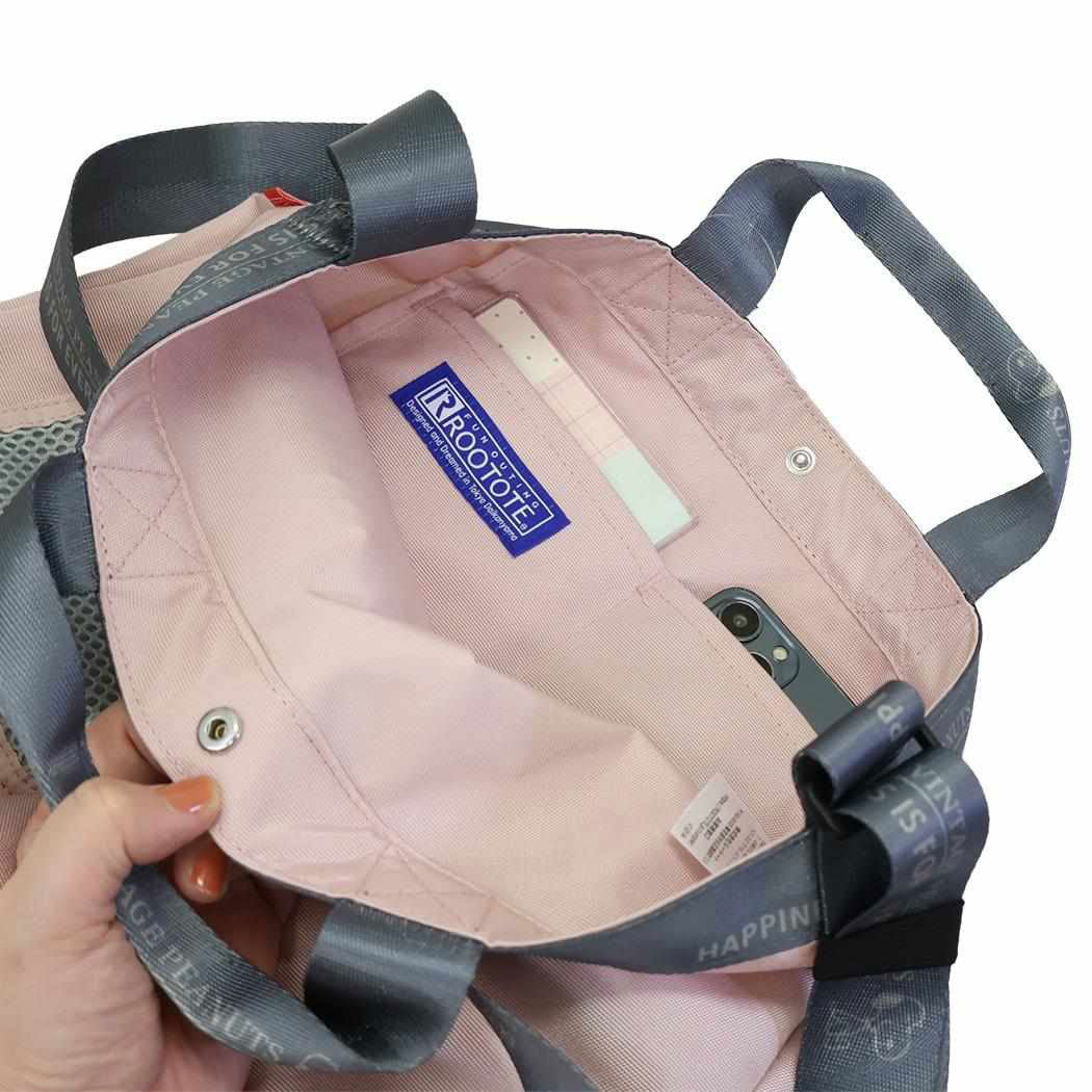 シネマコレクション cinemacollection スヌーピー ショルダーバッグ IP.ミディアム2w.Peanuts-1D 2wayバッグ Pink ピーナッツ ルートート 手提げかばん キャラクター グッズ 他