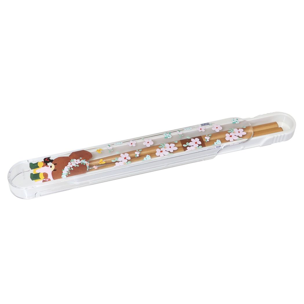 Cinema Collection cinemacollection Kuma no Gakkou Chopstick Box Set Chopstick Set Picture Book Character Flower Crown PK