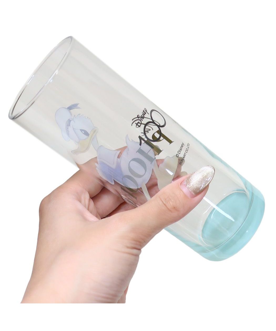 シネマコレクション cinemacollection ドナルドダック ガラスコップ メッセージグラス ディズニー サンアート 食器 キャラクター グッズ (メーカー指定色) メーカー指定色