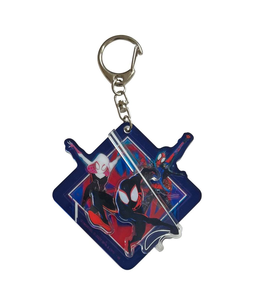 シネマコレクション cinemacollection スパイダーマン:アクロス ザ スパイダーバース キーリング アクリルキーホルダー MARVEL インロック コレクション雑貨 キャラクター グッズ  (メーカー指定色) メーカー指定色