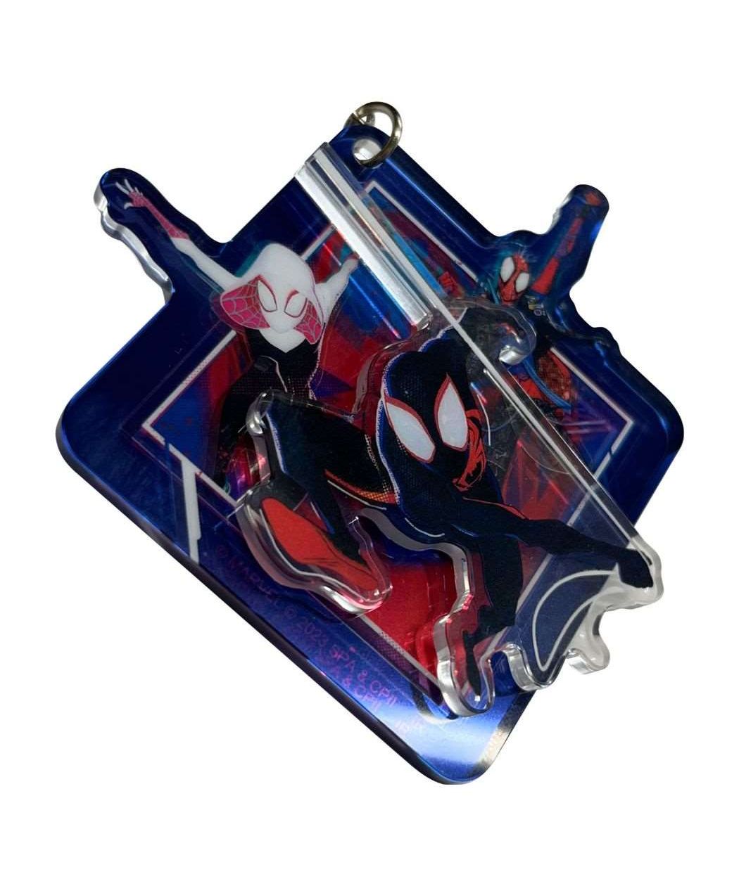 シネマコレクション cinemacollection スパイダーマン:アクロス ザ スパイダーバース キーリング アクリルキーホルダー MARVEL インロック コレクション雑貨 キャラクター グッズ  (メーカー指定色) メーカー指定色