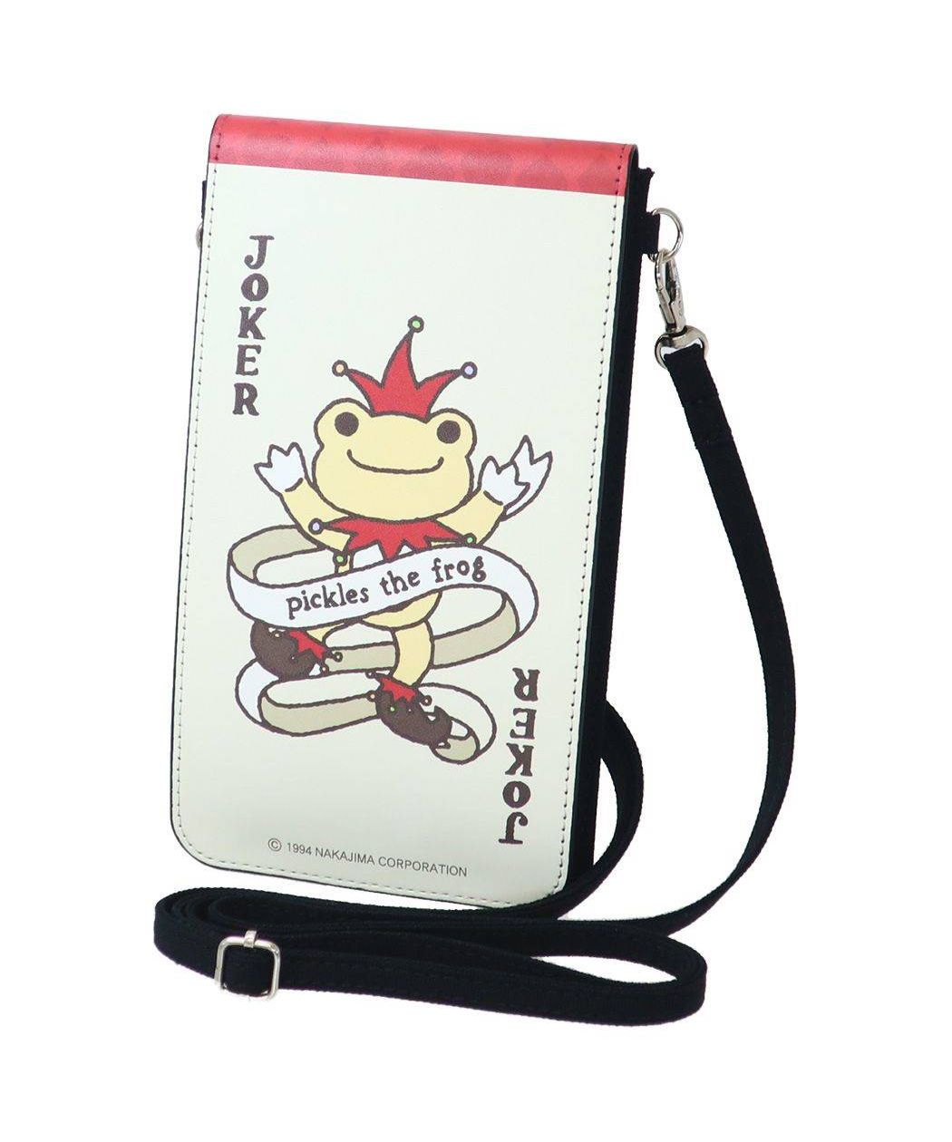 シネマコレクション cinemacollection かえるのピクルス スマホポーチ ICカード対応 スマートフォンポーチ ジョーカー グルマンディーズ スマホケース キャラクター グッズ (メーカー指定色) メーカー指定色