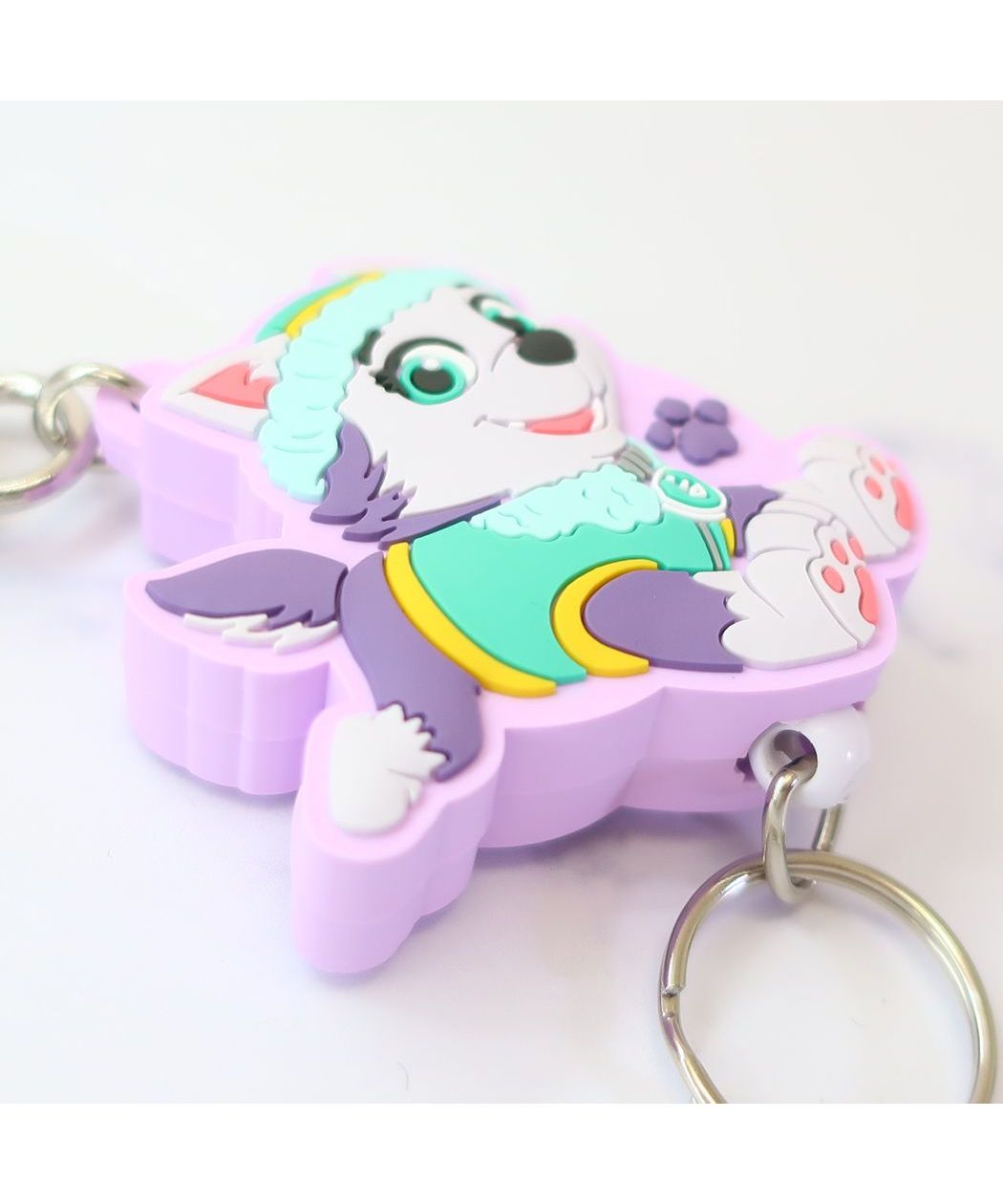 シネマコレクション cinemacollection パウパトロール キーリング ラバーリールキーホルダー エベレスト エスケイジャパン 鍵ホルダー アニメキャラクター グッズ (メーカー指定色) メーカー指定色