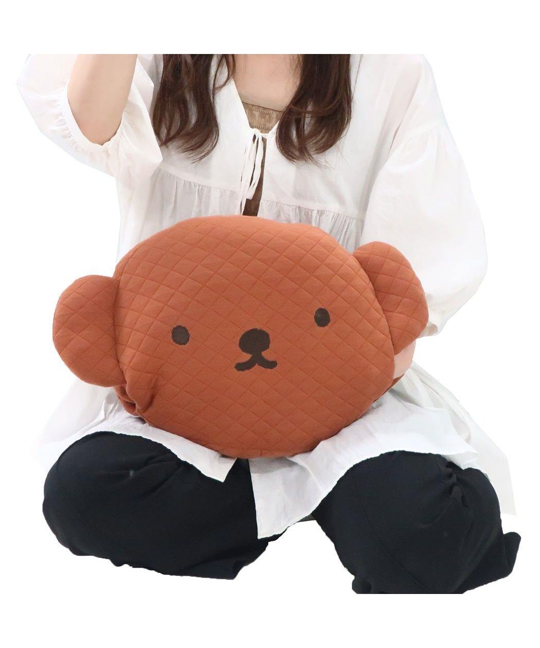 シネマコレクション cinemacollection ミッフィー クッション ハンドインクッション ニットフェイスボリス ディックブルーナ 丸眞 インテリア 絵本キャラクター グッズ (メーカー指定色) メーカー指定色