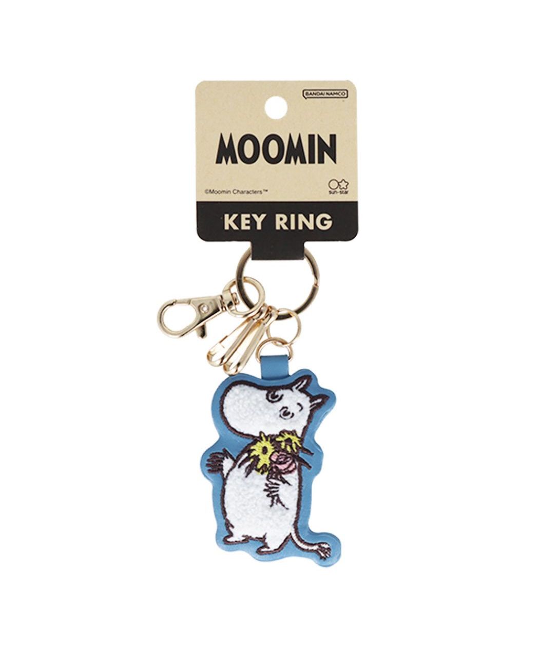 シネマコレクション cinemacollection ムーミン キーホルダー サガラ刺繍キーリング MU23AW MU 北欧 サンスター文具 プレゼント キャラクター グッズ (メーカー指定色) メーカー指定色