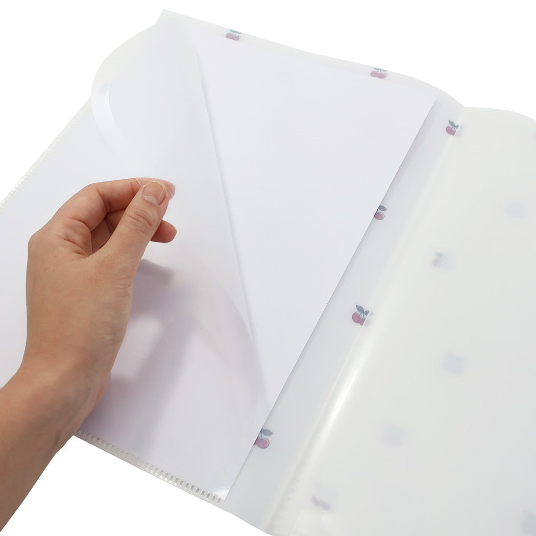 シネマコレクション cinemacollection ポケットファイル グッズ Hinagirl 小学生 中学生 高校生 女の子 10ポケット A4クリアファイル チェリー 新入学 プレゼント (メーカー指定色) メーカー指定色