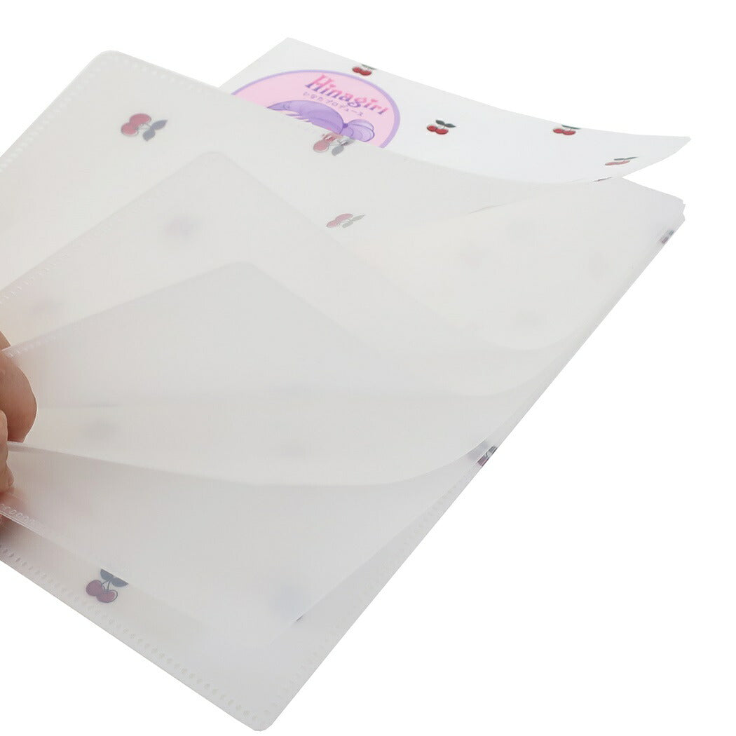 シネマコレクション cinemacollection ポケットファイル グッズ Hinagirl 小学生 中学生 高校生 女の子 10ポケット A4クリアファイル チェリー 新入学 プレゼント (メーカー指定色) メーカー指定色
