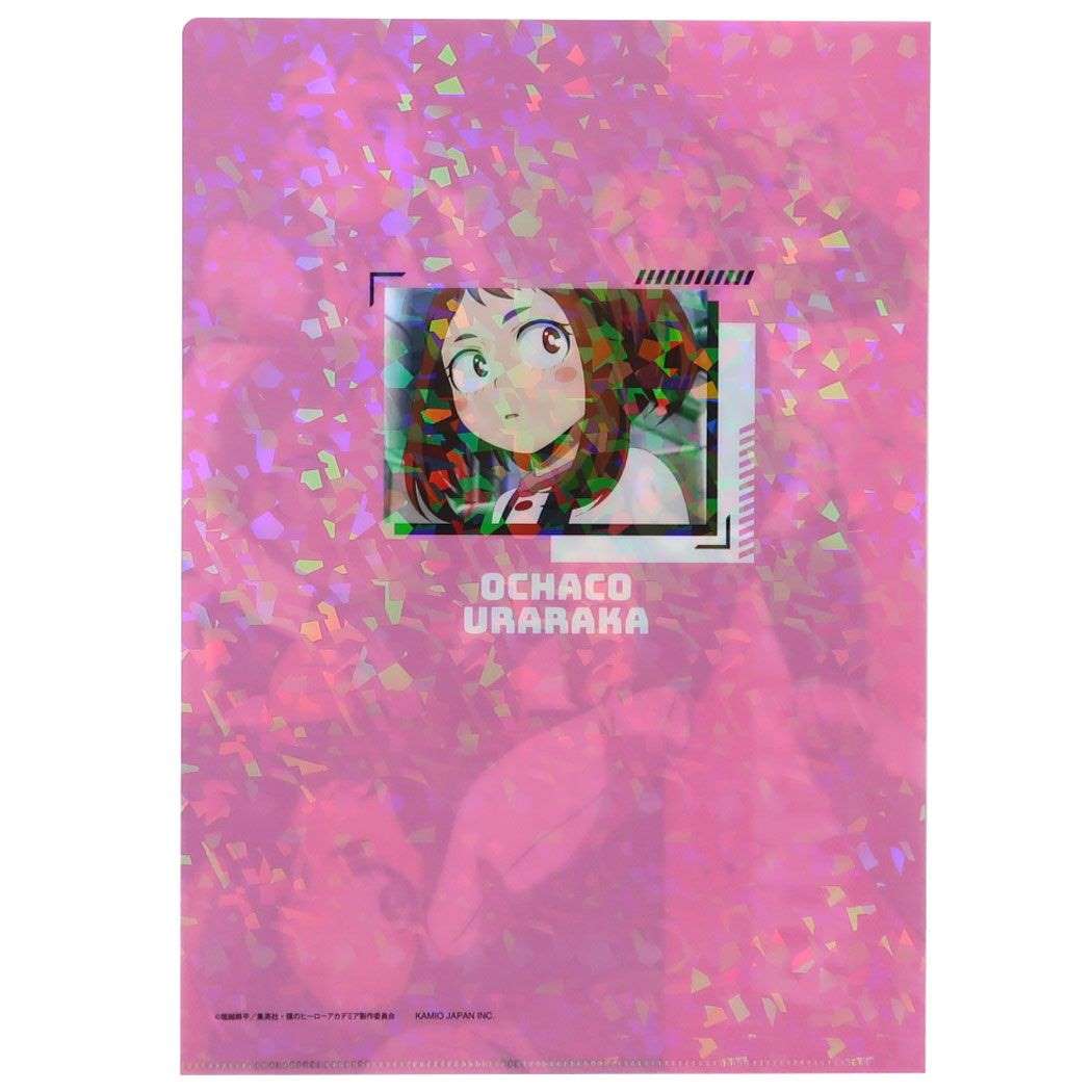 シネマコレクション cinemacollection 僕のヒーローアカデミア アニメキャラクター クリアフォルダー ホログラムA4シングルクリアファイル 麗日お茶子 新入学 (メーカー指定色) メーカー指定色