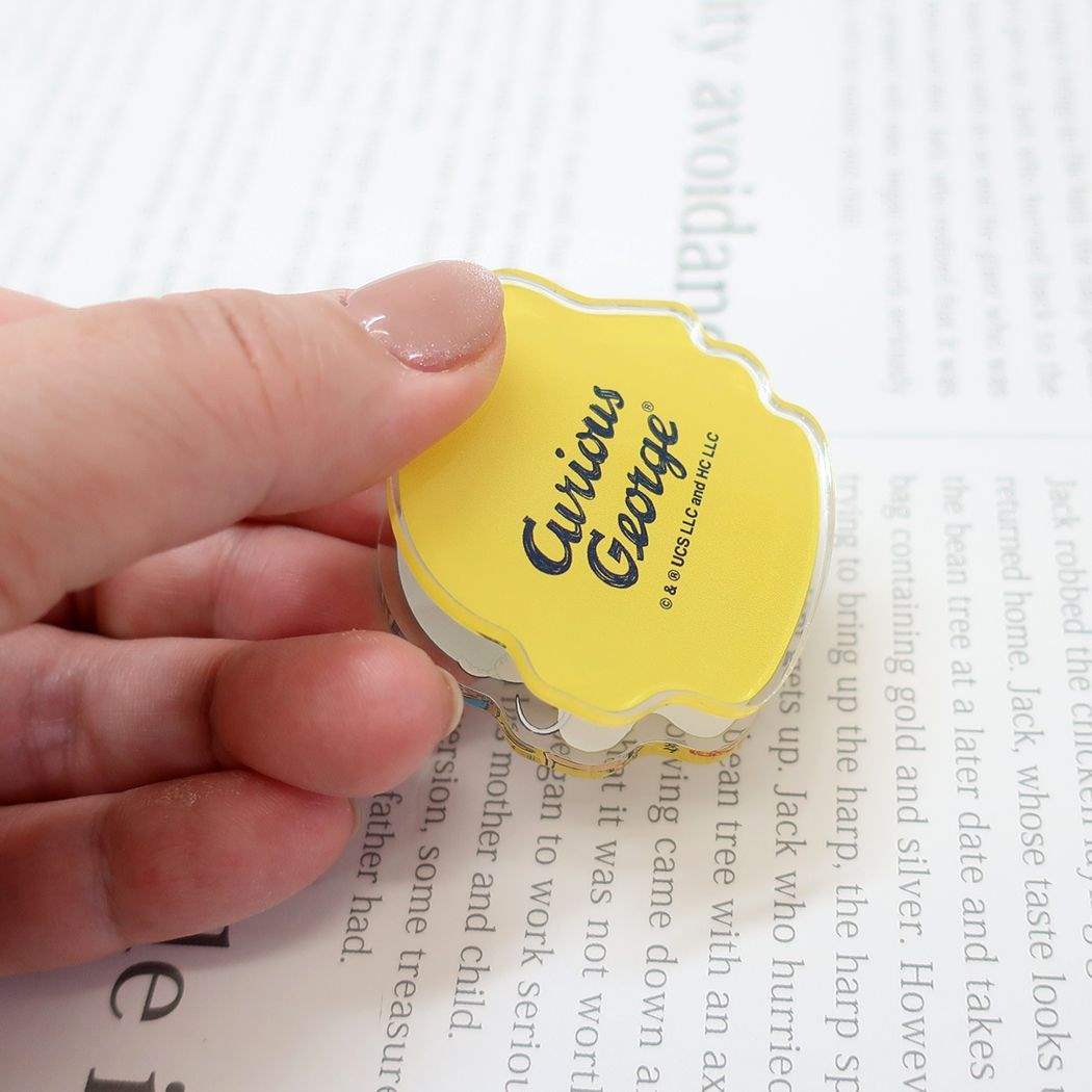 シネマコレクション cinemacollection おさるのジョージ アクリルクリップ クリップ 絵本キャラクター LIFE (メーカー指定色) メーカー指定色