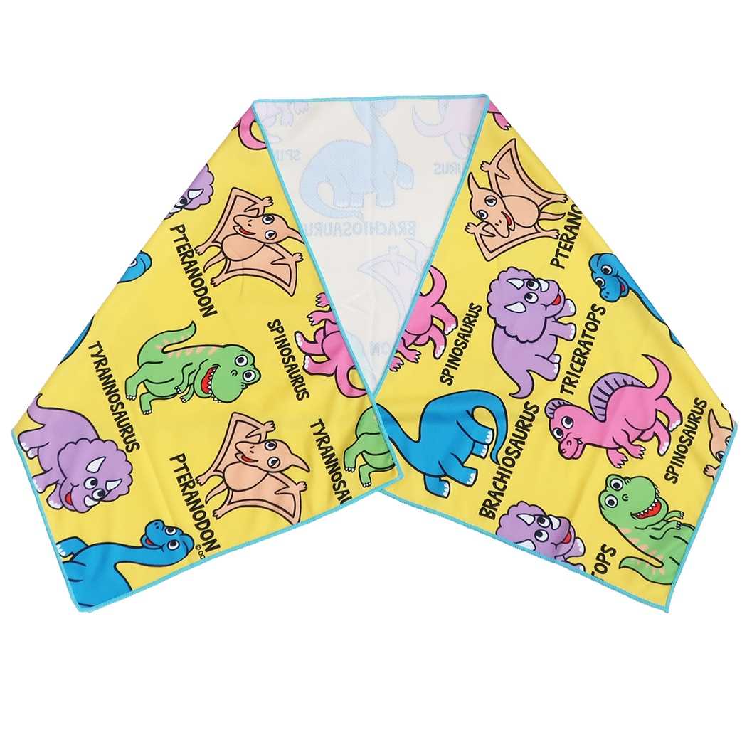 シネマコレクション cinemacollection 夏用 ひんやりタオル クールロングタオル DINOSAURS オクタニ プレゼント 男の子 女の子 ギフト (メーカー指定色) メーカー指定色