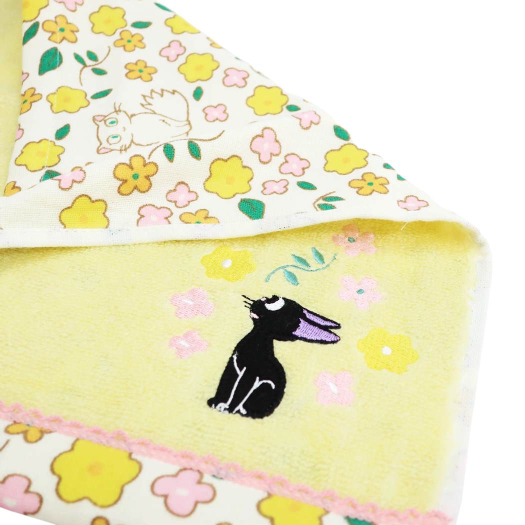 シネマコレクション cinemacollection 魔女の宅急便 スタジオジブリ キャラクター オーガニックコットンミニタオル 片面ガーゼハンカチタオル ボタニカルジジ プレゼント 男の (メーカー指定色) メーカー指定色