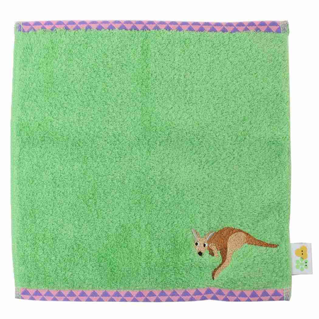シネマコレクション cinemacollection ミニタオル ずっとつづく タオルチーフ ハンカチタオル アカカンガルー アニマル 日繊 (メーカー指定色) メーカー指定色
