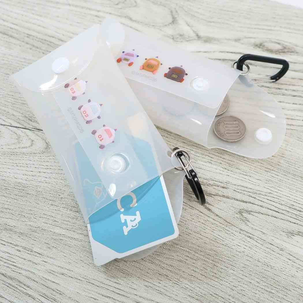 シネマコレクション cinemacollection PUIPUIモルカー キャラクター ミニポーチ カラビナ付きクリアマルチケースS B ドライビングスクール (メーカー指定色) メーカー指定色