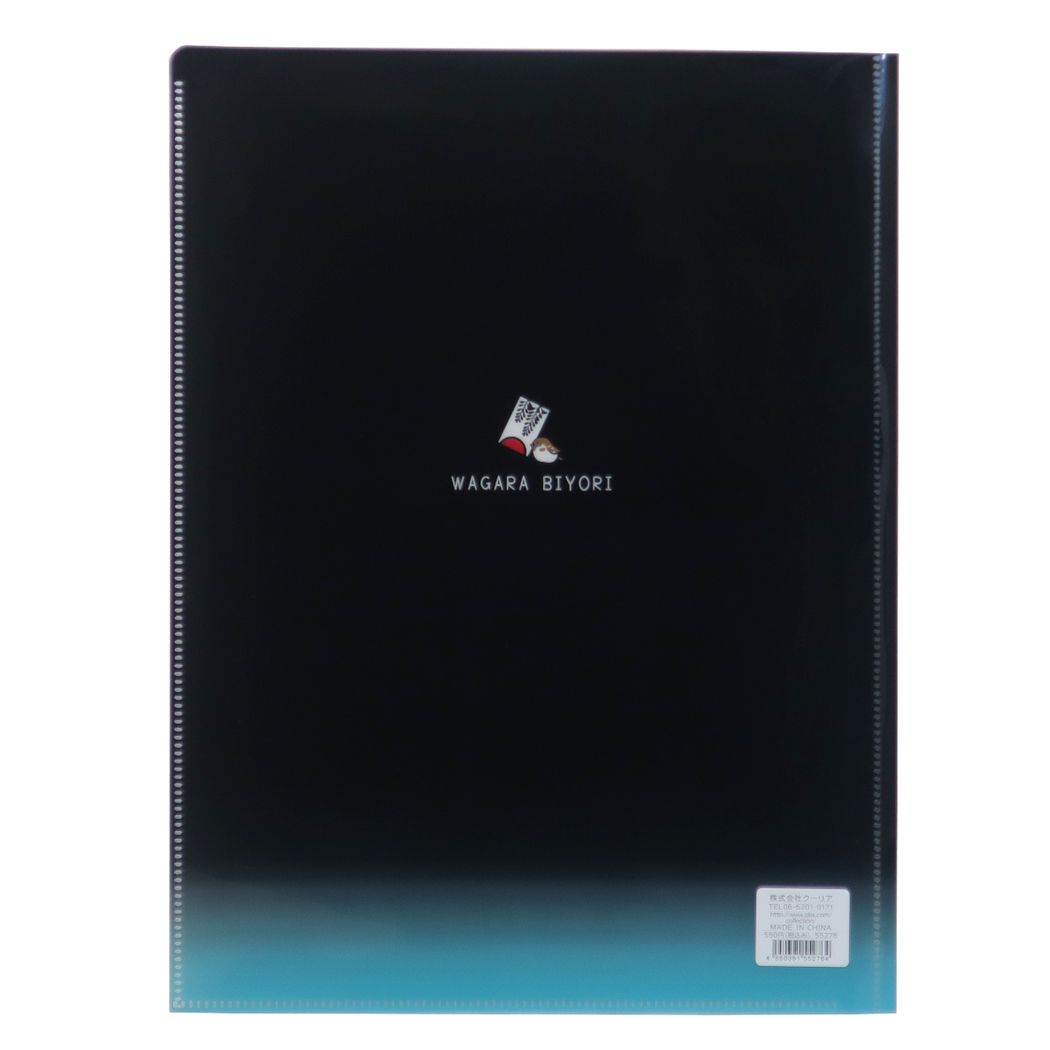 シネマコレクション cinemacollection 和柄びより ファイル 10ポケット A4 クリアファイル 円窓 いちまつ×うろこ 和風雑貨 グッズ プレゼント 男の子 女の (メーカー指定色) メーカー指定色