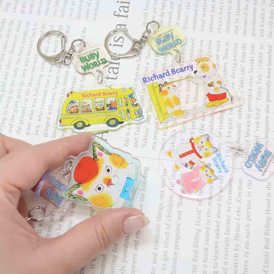 シネマコレクション cinemacollection 2連アクリルキーホルダー リチャードスキャリー キーリング スモールプラネット (メーカー指定色) メーカー指定色