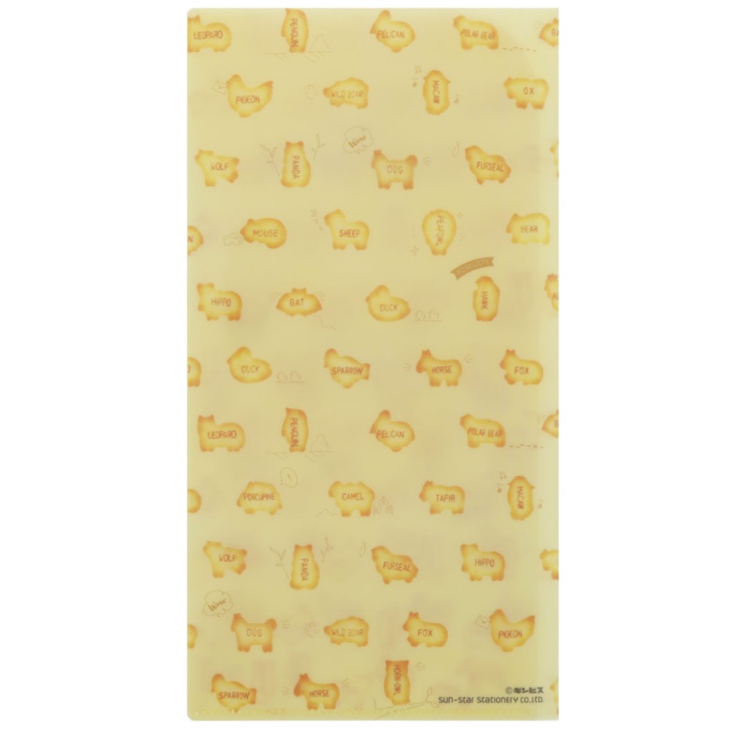 シネマコレクション cinemacollection たべっ子どうぶつ 不織布マスクケース 抗菌 マルチ ミニ クリアファイル ビスケット ギンビス サンスター文具 日本製 プレゼント 男 【返品不可商品】 (メーカー指定色) メーカー指定色