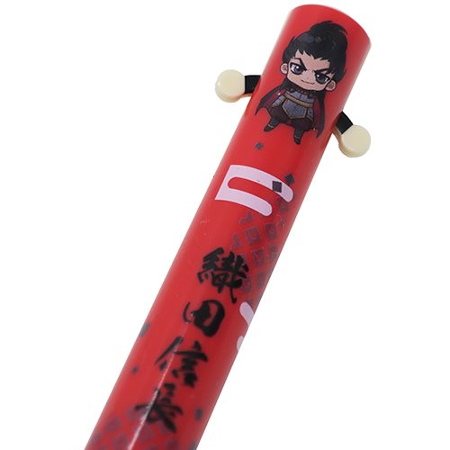 シネマコレクション cinemacollection 織田信長 戦国武将 筆記用具 グッズ 黒赤 2色 ボールペン mimi ペン サカモト コレクション プレゼント 男の子 女の子 ギフ (メーカー指定色) メーカー指定色