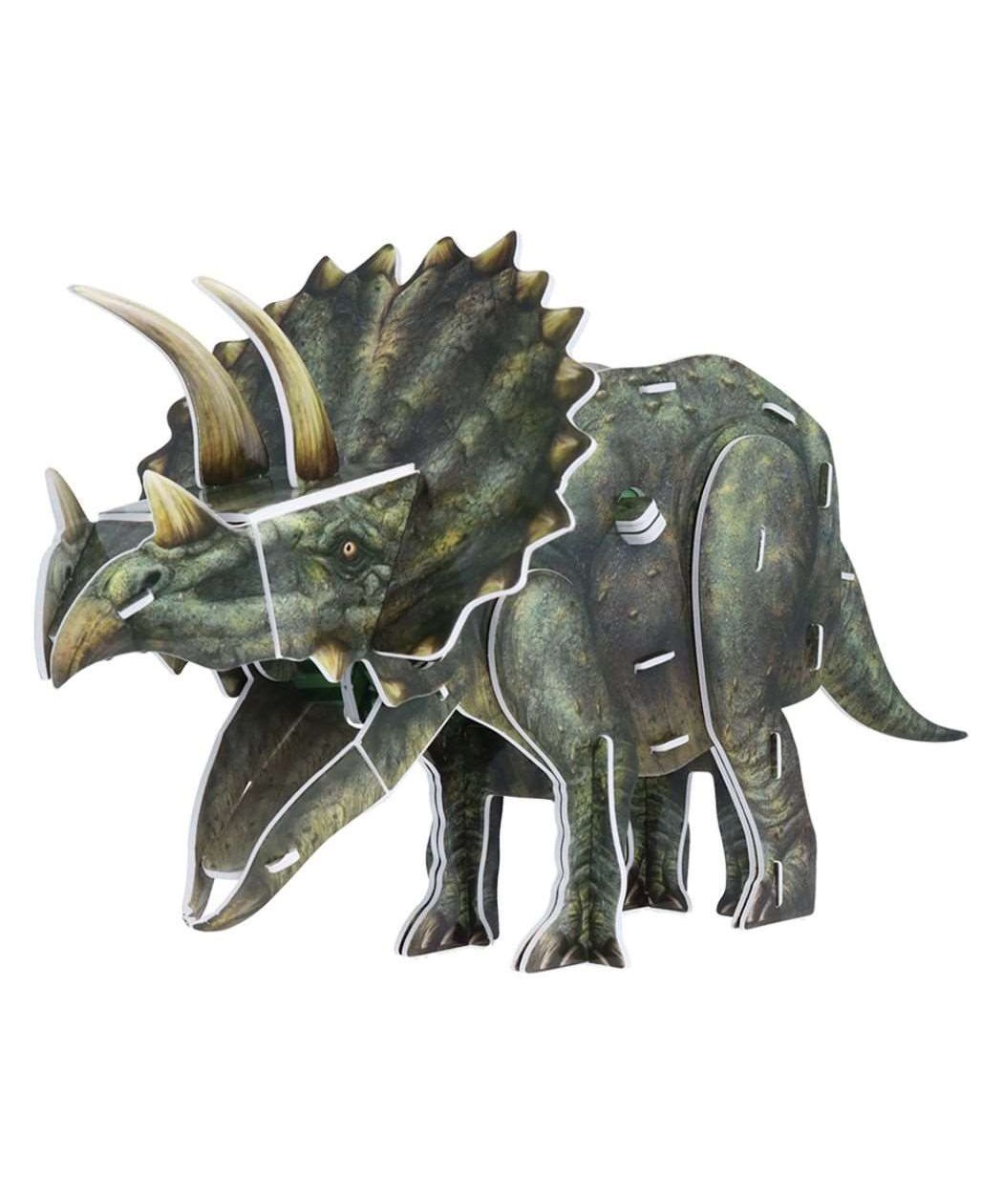 シネマコレクション cinemacollection 恐竜 パズル アクション立体パズル ディノ アース トリケラトプス サンスター文具 新入学 新学期 おもちゃ グッズ (メーカー指定色) メーカー指定色