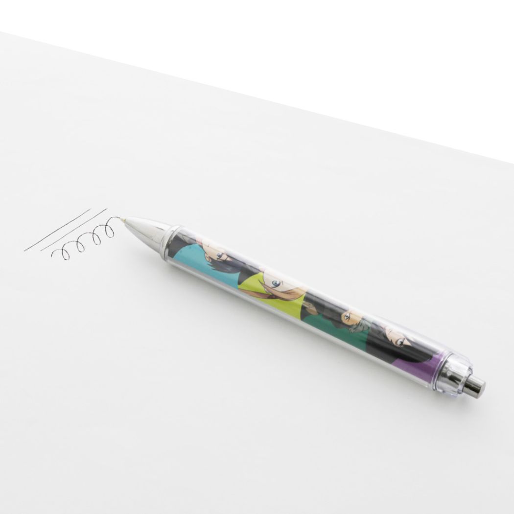 シネマコレクション cinemacollection グリッドマン ユニバース ノック式油性ボールペン 1mm ボールペン 集合C 映画キャラクター (メーカー指定色) メーカー指定色