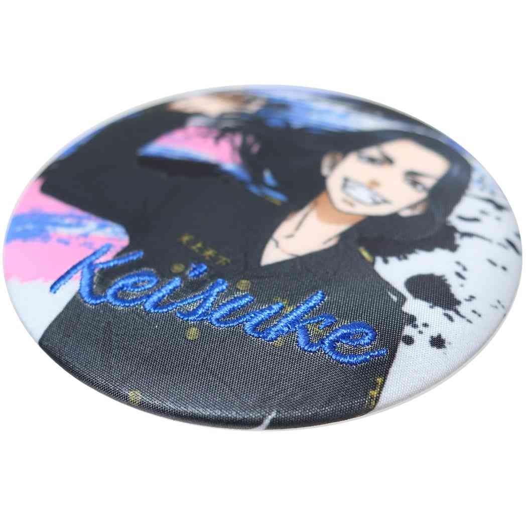 シネマコレクション cinemacollection 東京リベンジャーズ 刺繍 カンバッジ 少年マガジン 缶バッジ アニメキャラクター プレゼント 男の子 女の子 ギフト (メーカー指定色) メーカー指定色