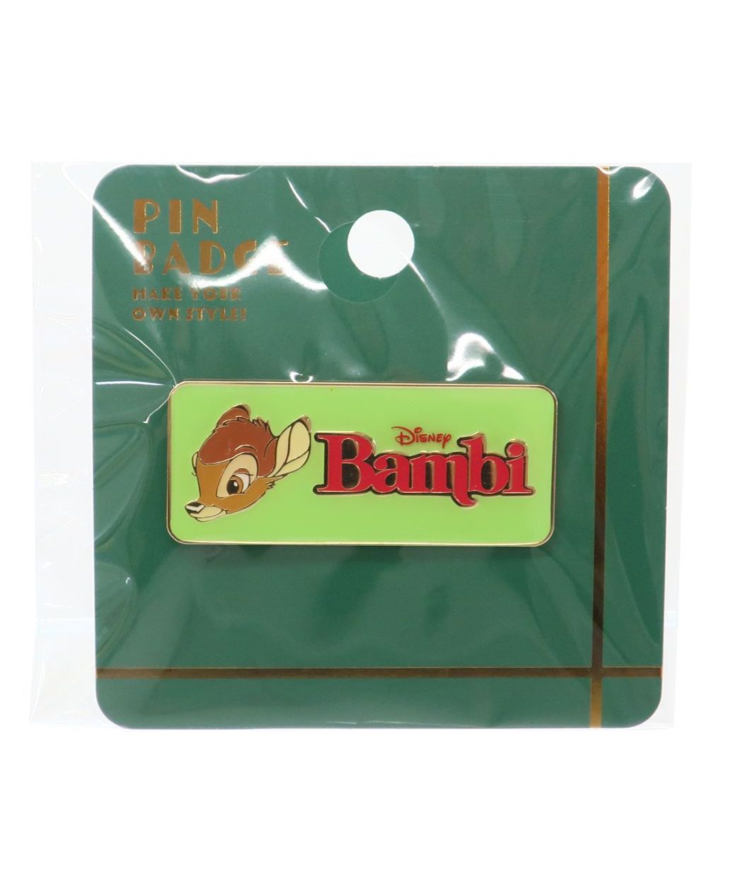 シネマコレクション cinemacollection バンビ ピンバッジ ピンズ フェイス ディズニー スモールプラネット コレクション雑貨 キャラクター グッズ (メーカー指定色) メーカー指定色